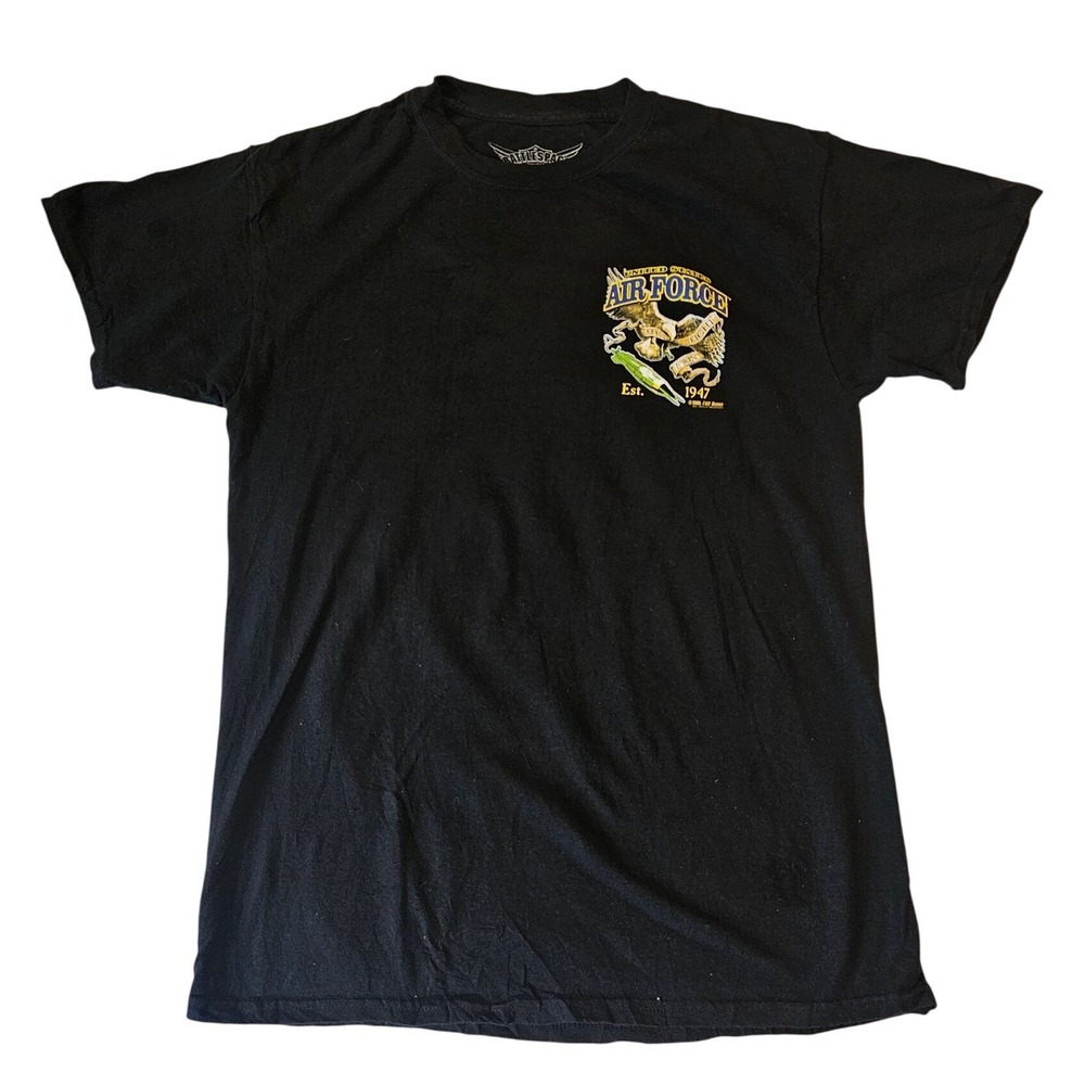 Battlespace 7.62 Design US Air Force Fly Fight‎ Win Graphic T-Shirt Mens Medium